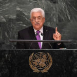 TOPSHOTS
Palestinian Authority president Mahmoud Abbas addresses the 70th Session of the United Nations General Assembly at the UN in New York on September 30, 2015. AFP PHOTO/JEWEL SAMADJEWEL SAMAD/AFP/Getty Images