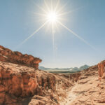 Beautiful mountain landscape in Sinai desert, Egypt