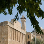 The Cave  or Tomb of the Patriarchs in Hebron, Israel, biblical burial site of Abraham, Isaac, Jacob, Sarah, Leah and Rebecca, considered a holy place in Judaism, Christianity, and Islam.