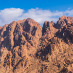 View from Mount Sinai. Egypt.
