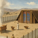 Gods Tabernacle and outer court Israel